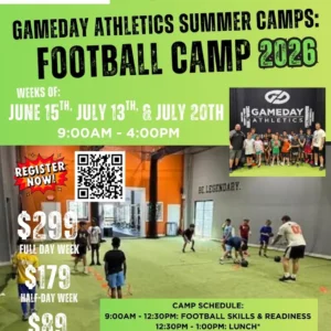 Gameday Athletics Summer Camp 2026 - Football