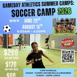 Gameday Athletics Summer Camp 2026 - Soccer